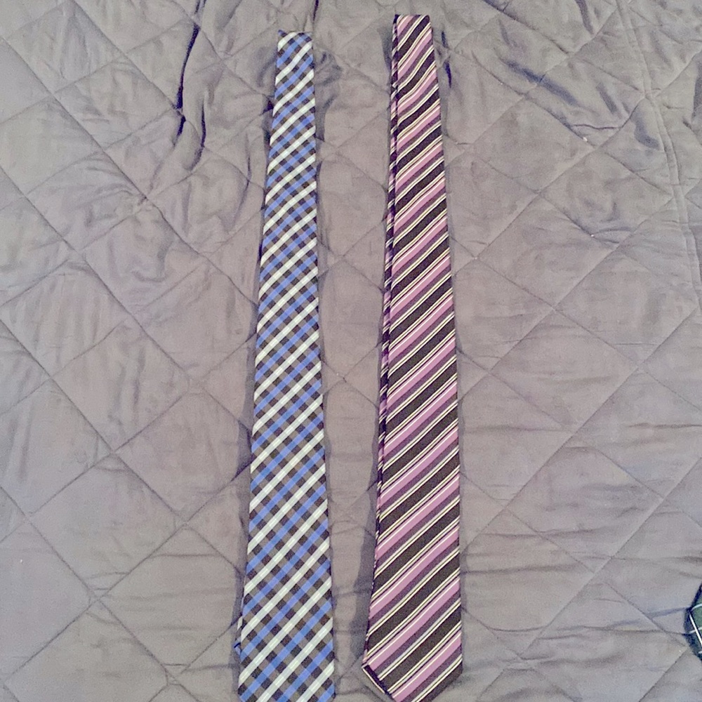 2 Men’s ties - Croft and barrow - 2 available